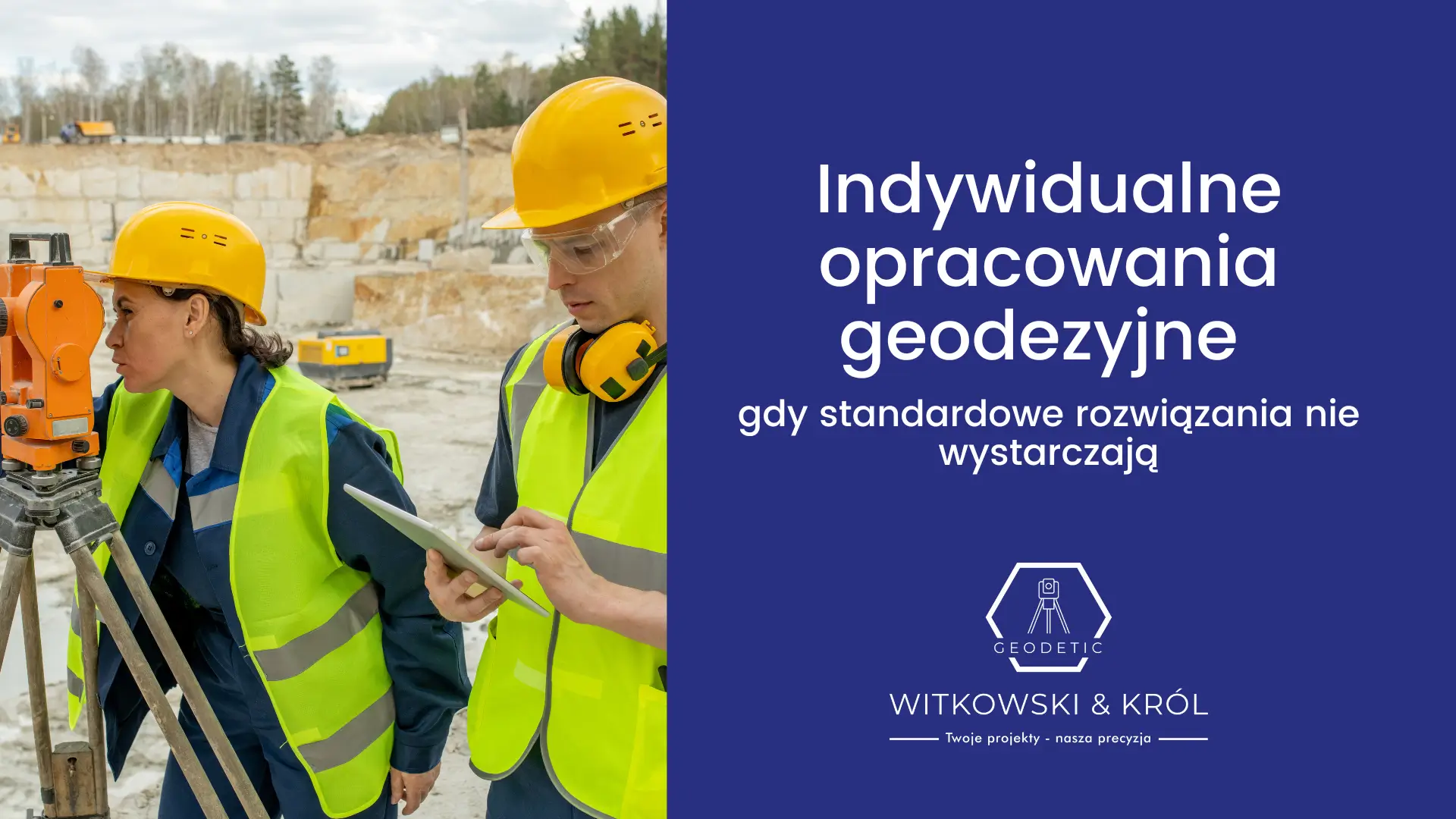 indywidualne opracowania geodezyjne gdy standardowe rozwiazania nie wystarczaja